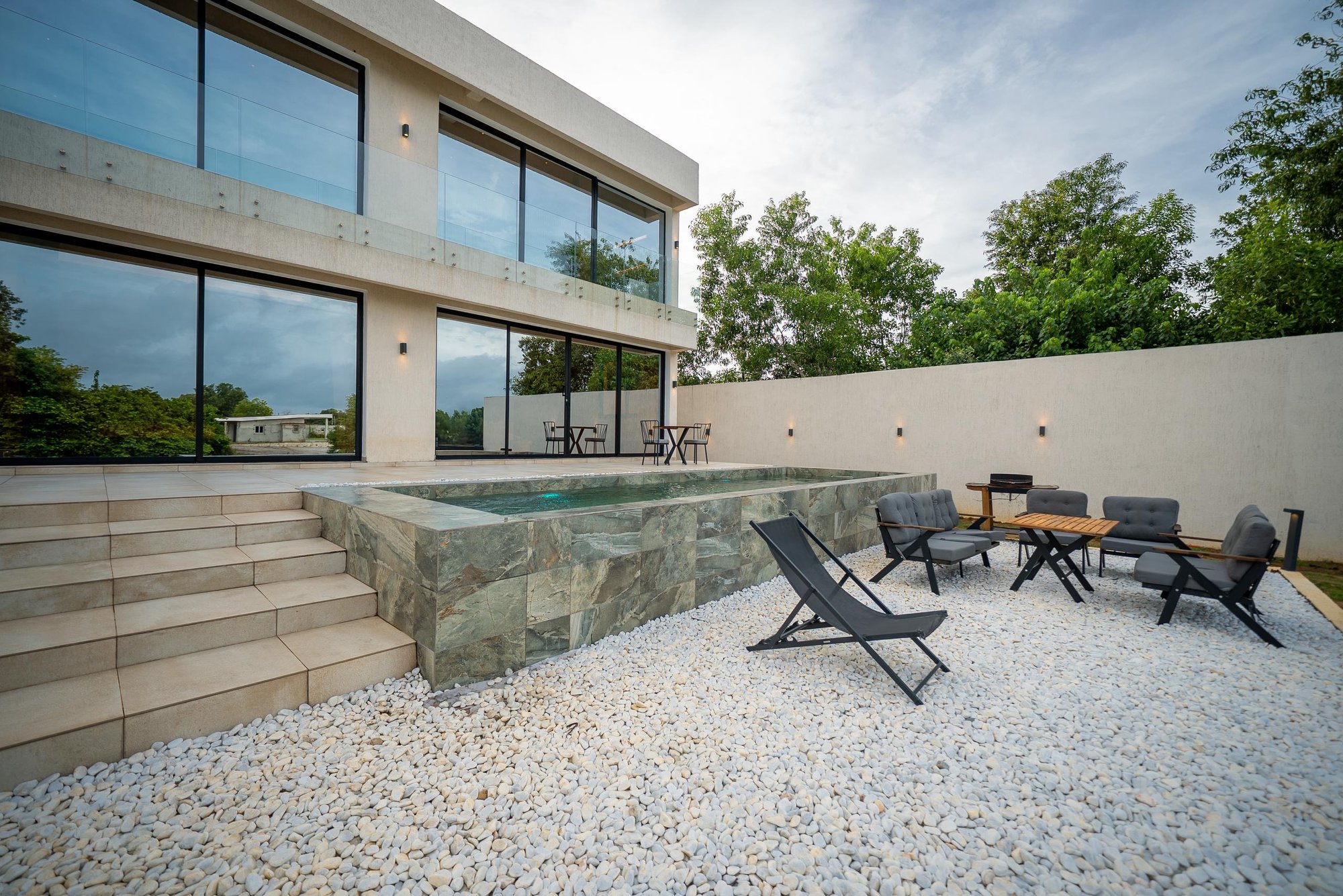Terrasse villa assinie